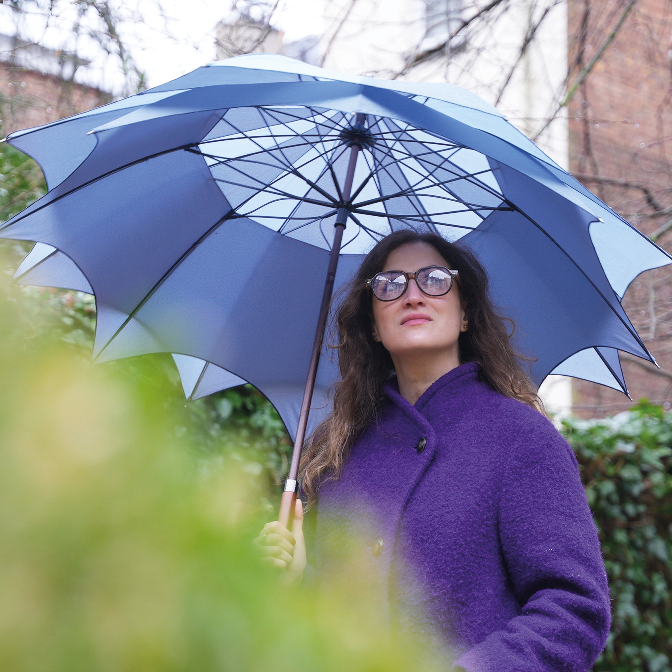 Parapluie bleu