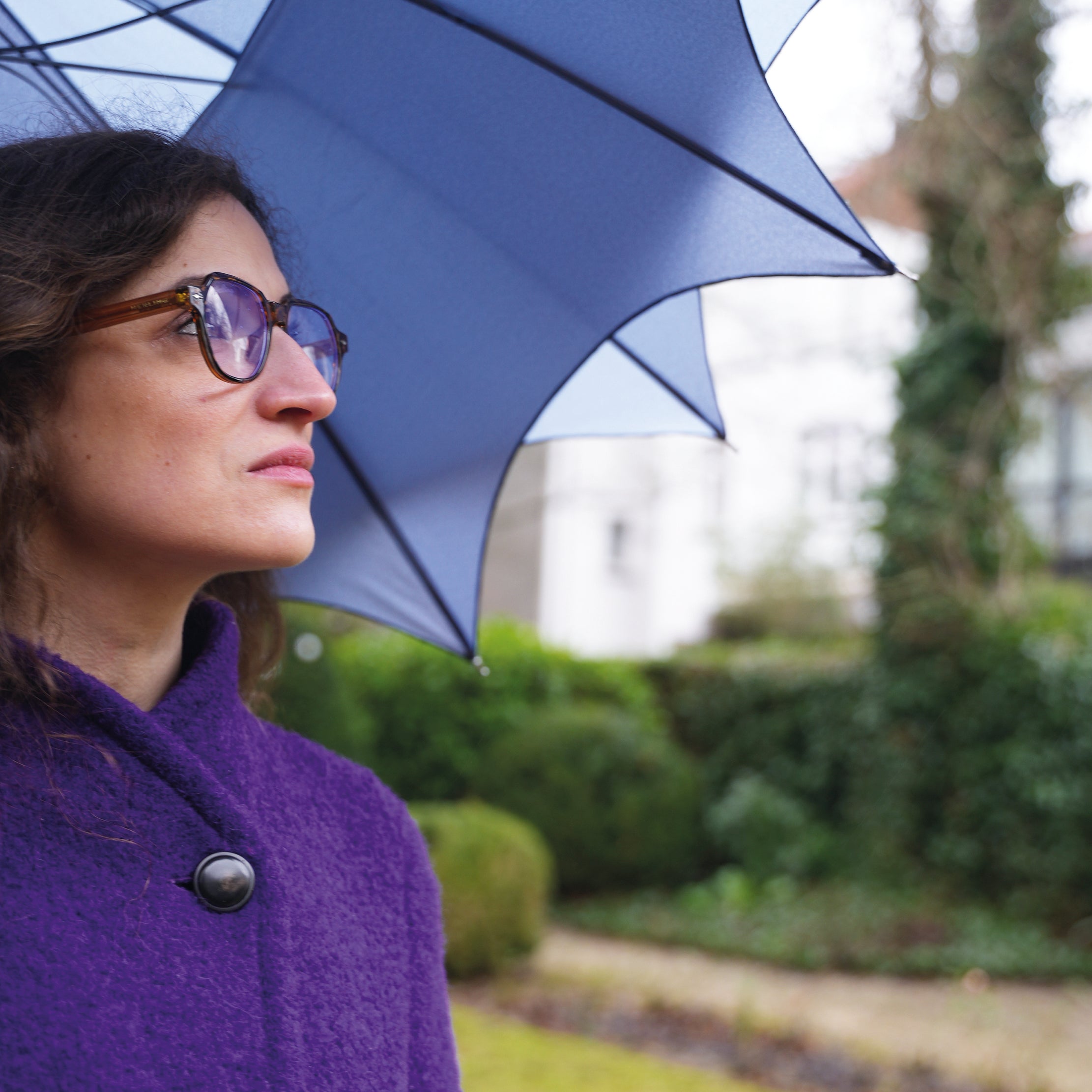 Parapluie bleu 