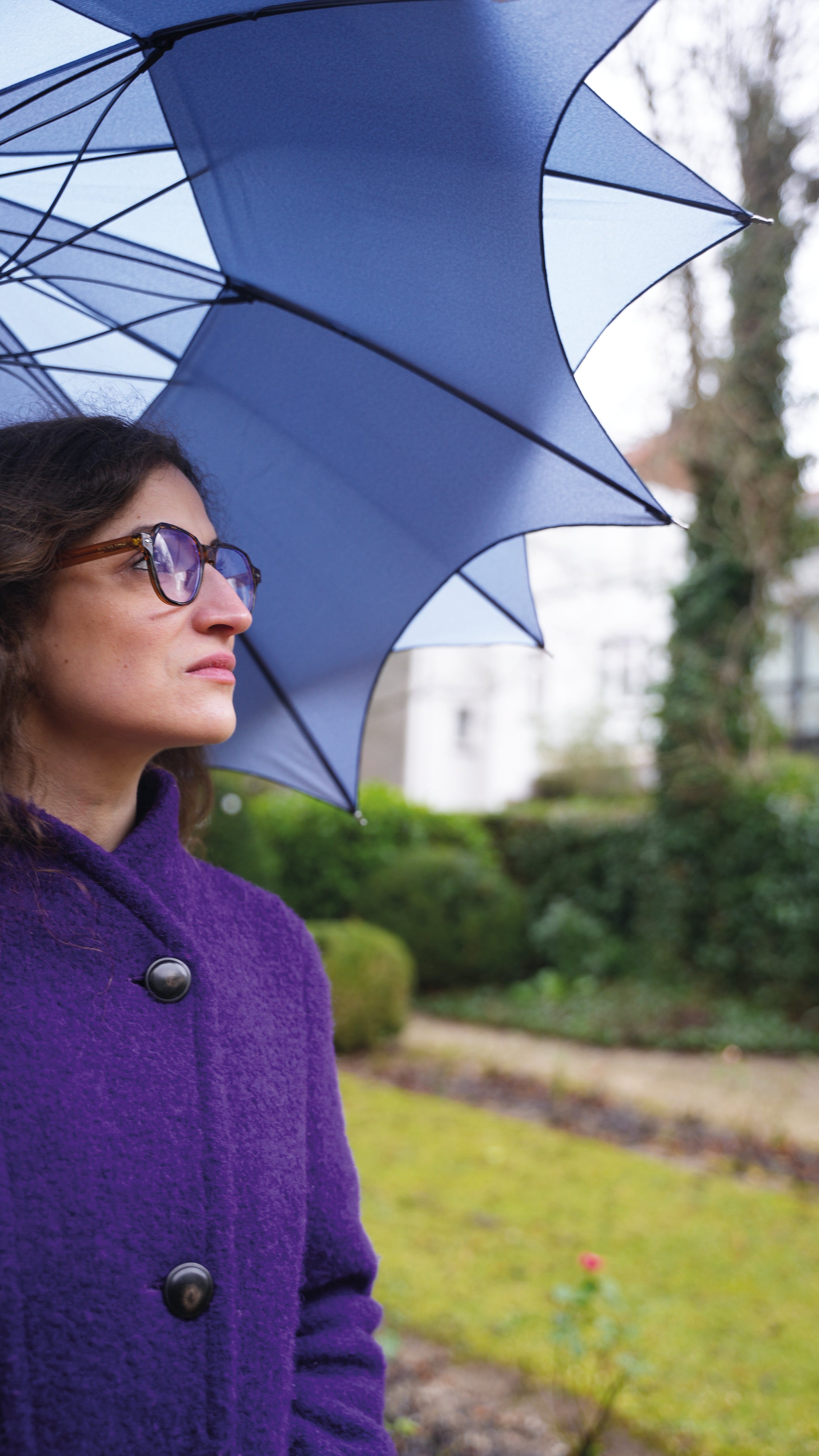 Parapluie bleu 